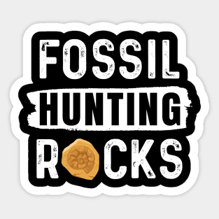 Fossil Hunting Rocks Sticker